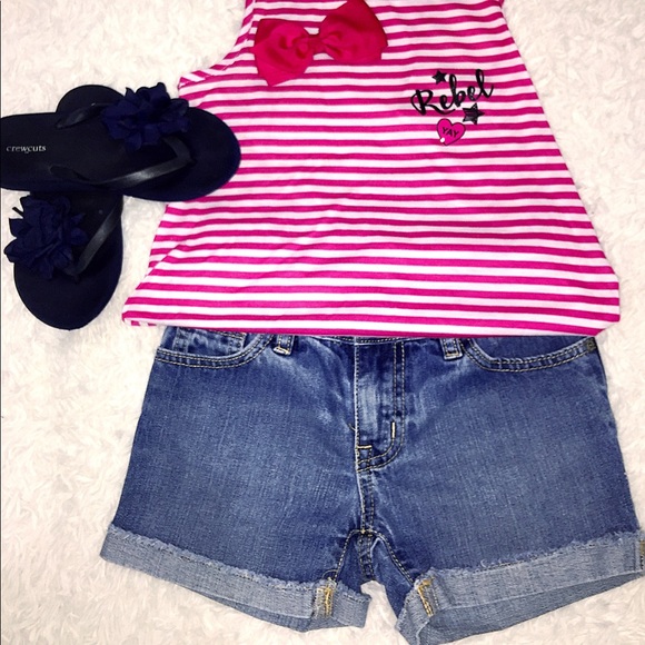 The Children's Place Other - The Children’s Place Denim Shorts and Tank Outfit.
